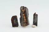 Three Baddeleyite Crystals
