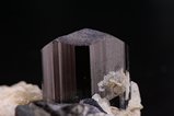 Schorl Crystals on Albite & Quartz