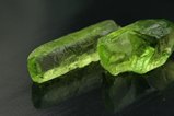 2 Gemmy Peridot Crystals