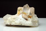 Two Topaz Crystal with Quartz in Matrix