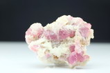 Pink Pilz-Turmalin Kristalle in Matrix