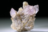 Amethyst auf Rauchquarz