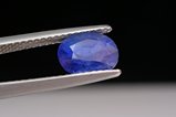 Blue  oval cut Sapphire