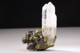 エピドート /  クウォーツ(水晶) (Epidote / Quartz)