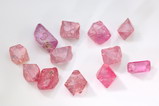 12 Pink  Spinel Crystals 