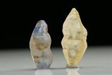 Zwei Saphir Kristalle 
