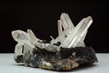 Quartz Crystals on Hematite