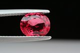 Pinkish-red facetted Spinel
