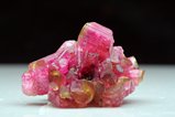 Intense red Tourmaline Crystal Cluster